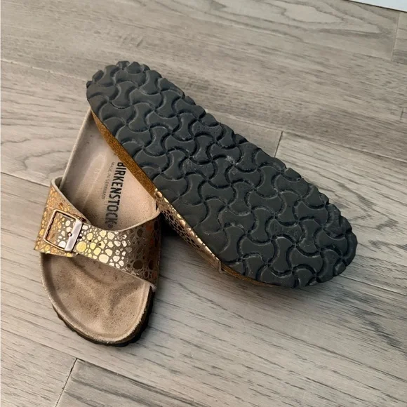 Birkenstock Madrid Stones Copper Metallic Pattern Sandals - Picture 3 of 4